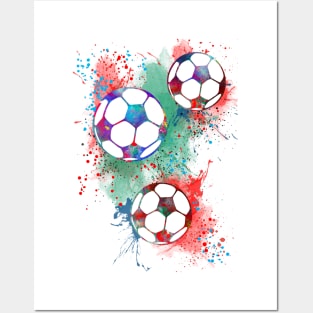 Soccer ball Posters and Art